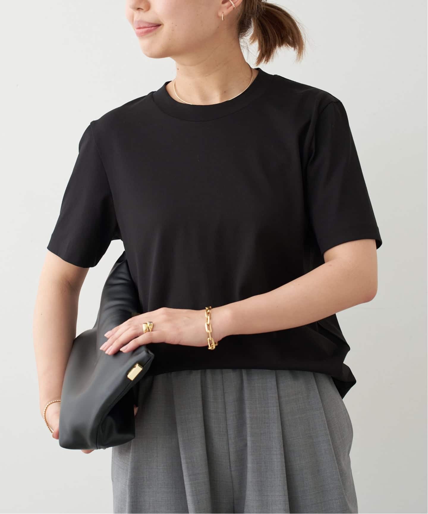 ドゥーズィエムクラス　GLANCE WHITE Tシャツ　白 GLANCE Tシャツ（Tシャツ／カットソー）｜Deuxieme Classe