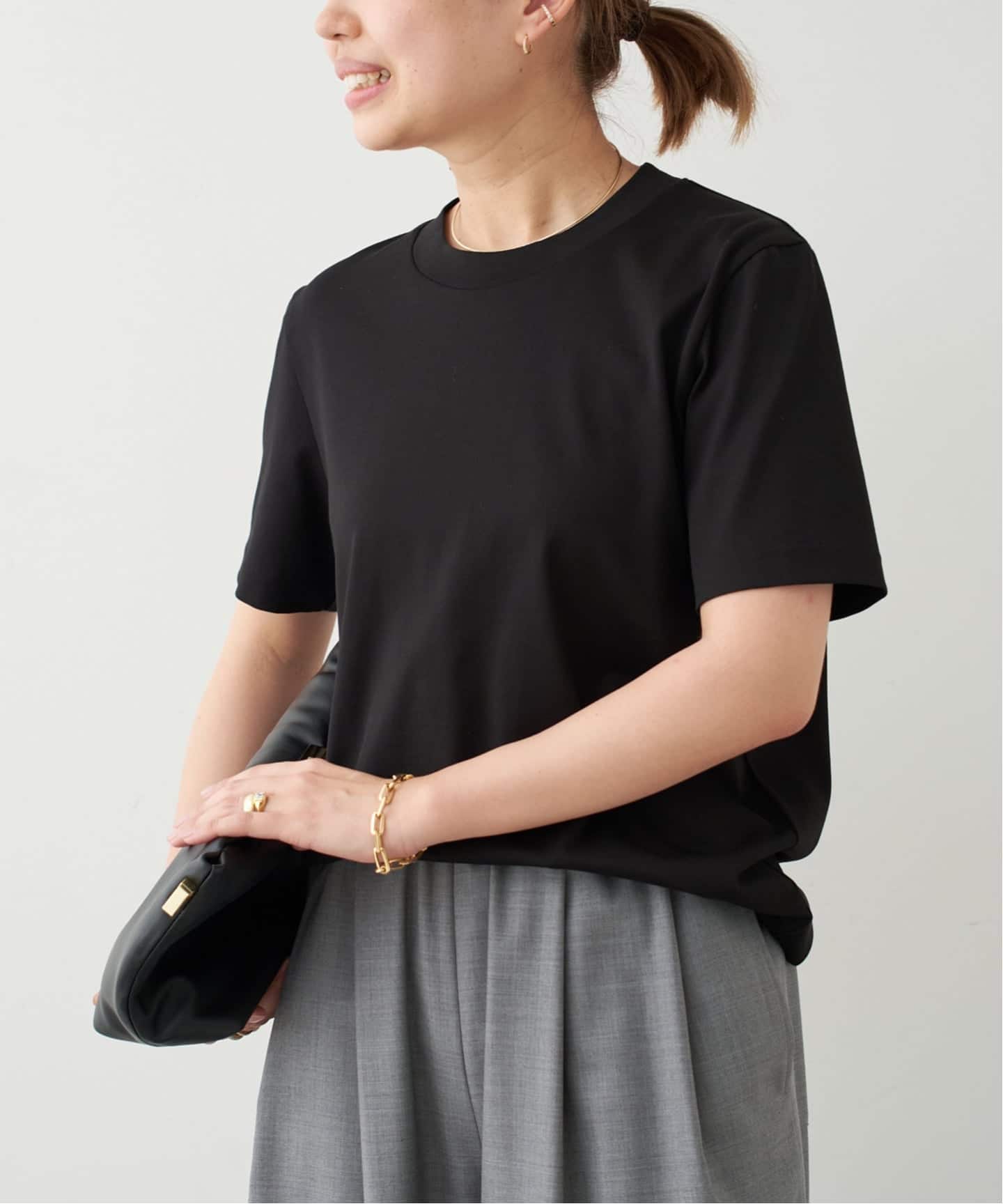 【MUSE de Deuxieme Classe】GLANCE Tシャツ 白 GLANCE WHITE Tシャツ（Tシャツ/カットソー）｜Deuxieme Classe