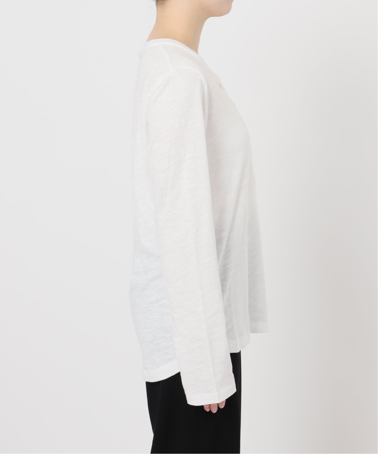 COTTON SLAB HENRY Tシャツ（Tシャツ／カットソー）｜Deuxieme Classe