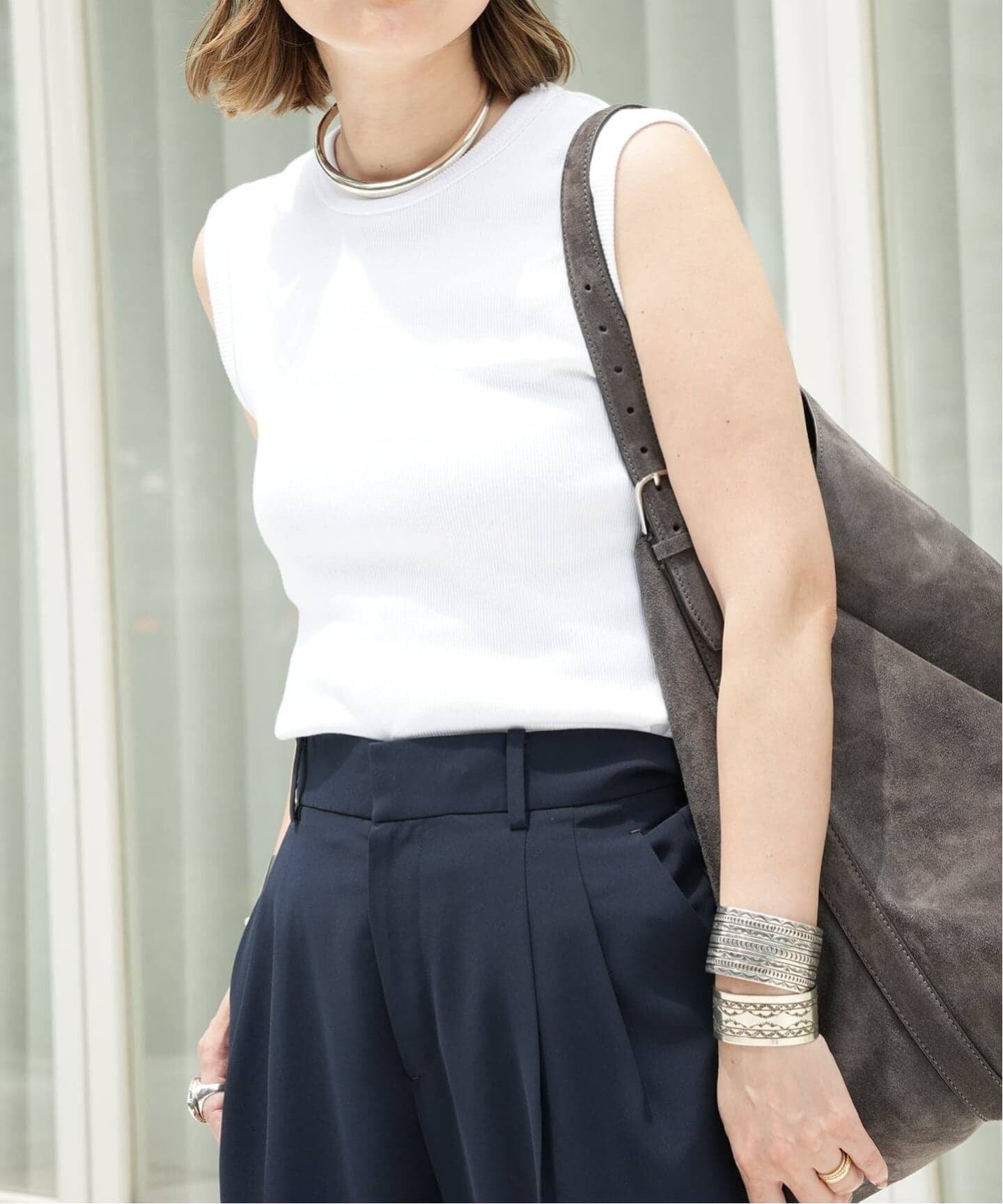 追加 dignity sleeveless（Tシャツ／カットソー）｜Deuxieme Classe