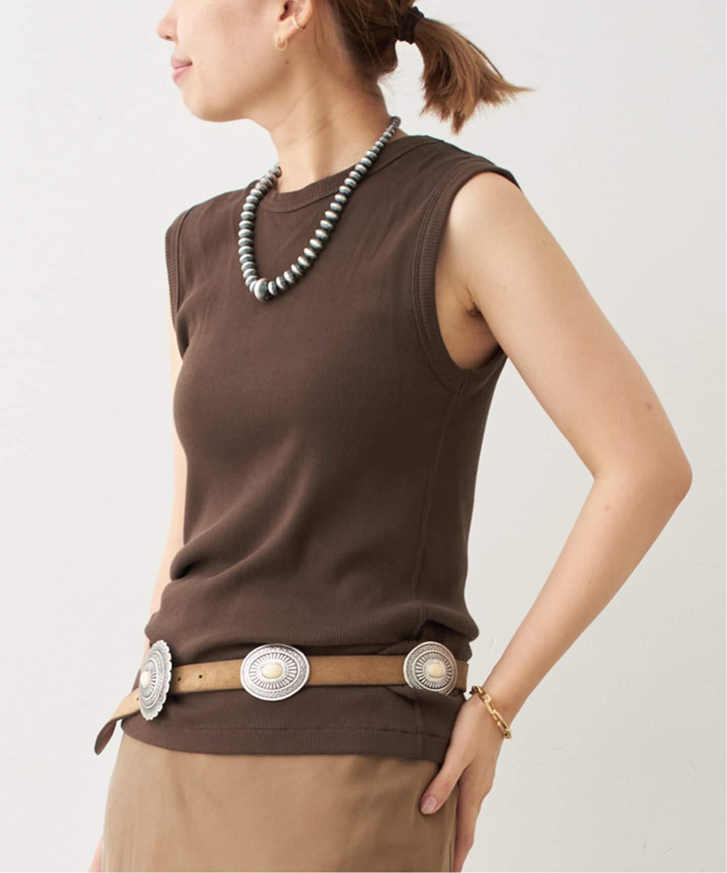 追加 dignity sleeveless（Tシャツ／カットソー）｜Deuxieme