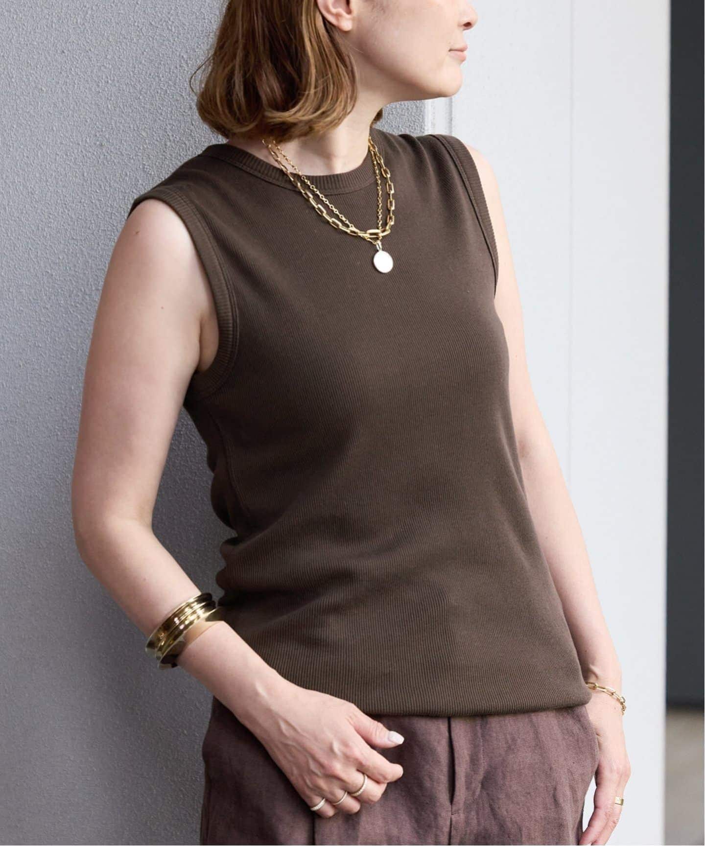 トップス Deuxieme Classe dignity sleeveless 追加 Dignity sleeveless プルオーバー（タンクトップ）｜MUSE de