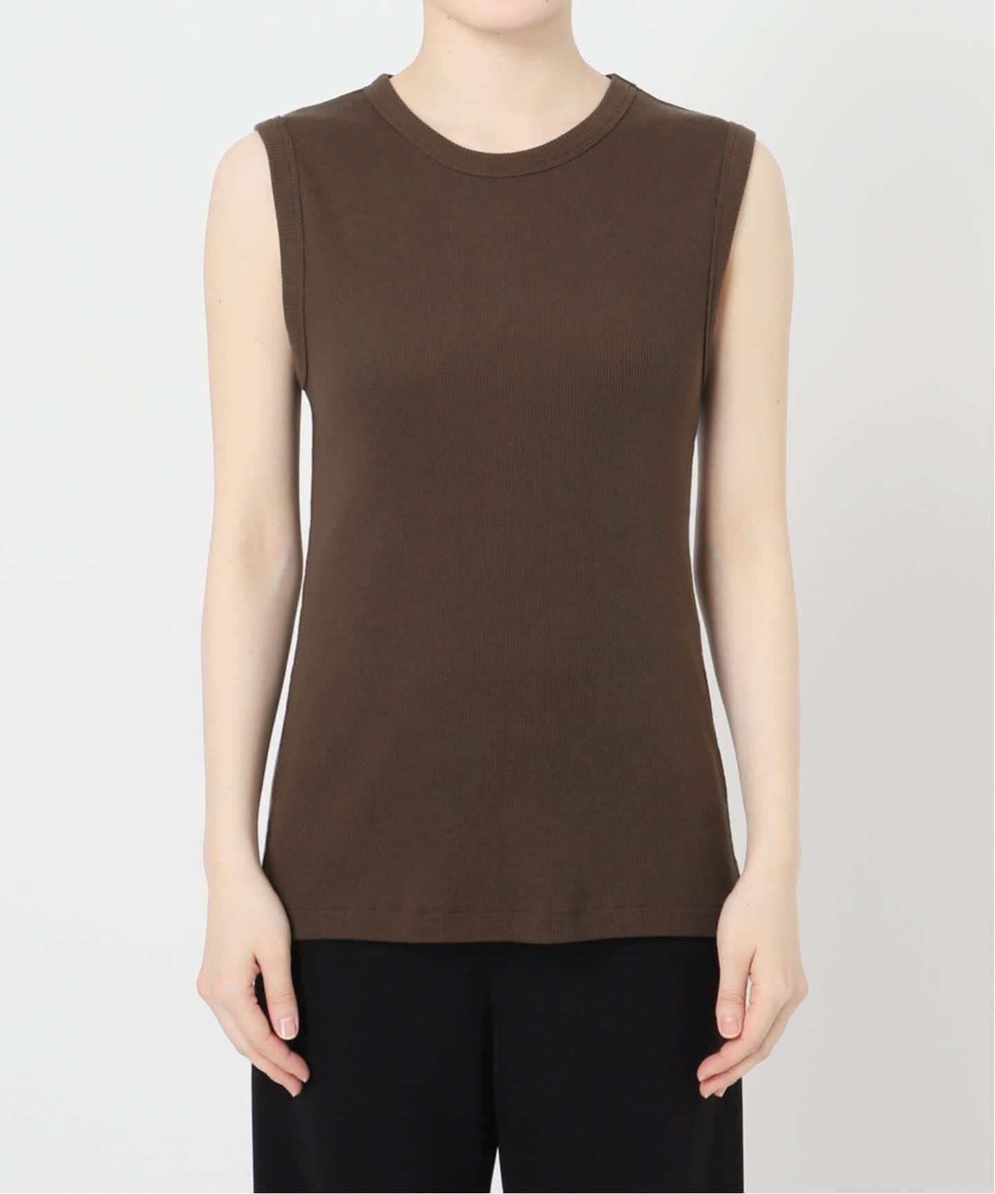 Deuxieme Classe dignity sleeveless チャイロ 追加 dignity sleeveless（Tシャツ／カットソー）｜Deuxieme Classe