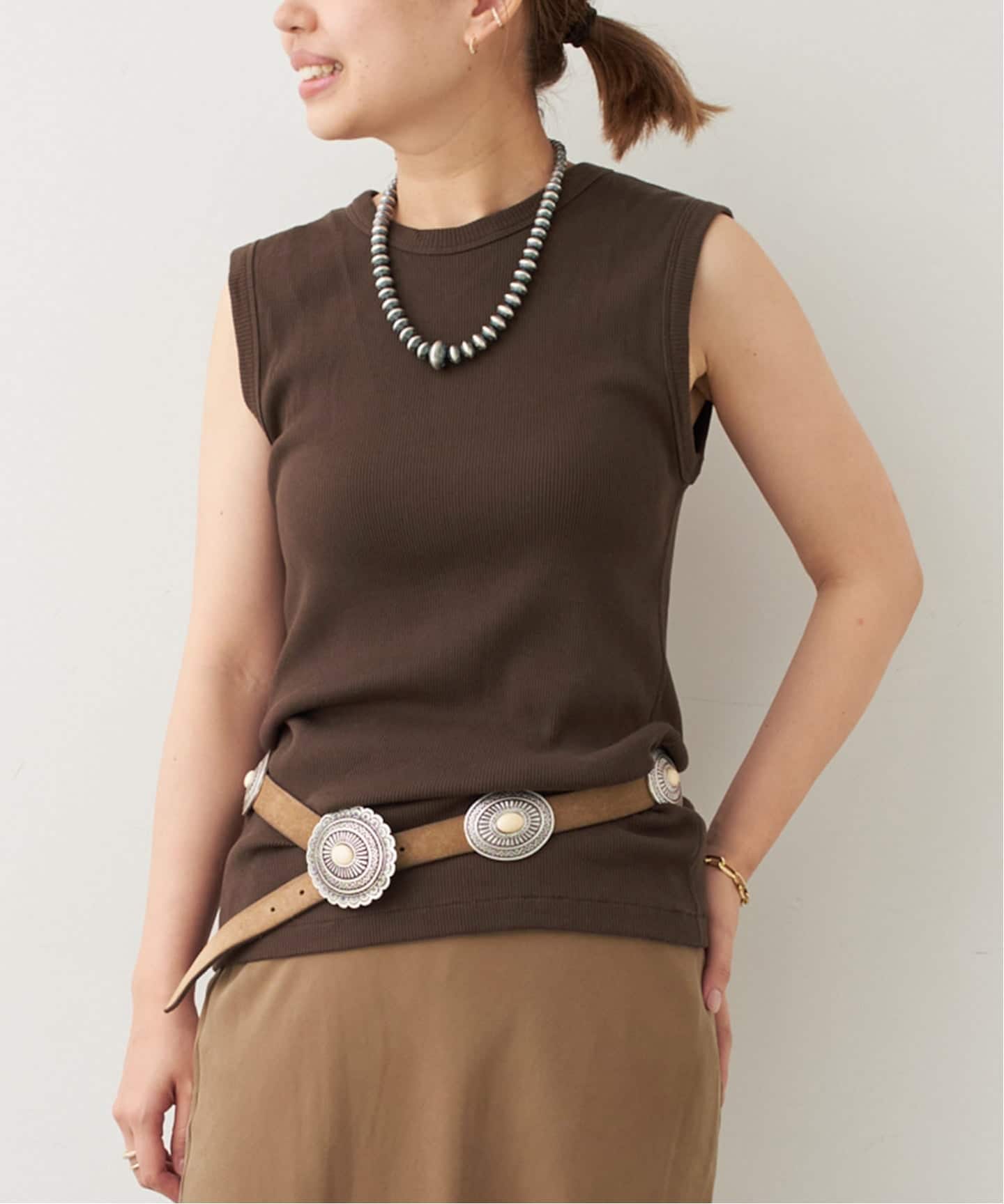 追加 dignity sleeveless（Tシャツ／カットソー）｜Deuxieme