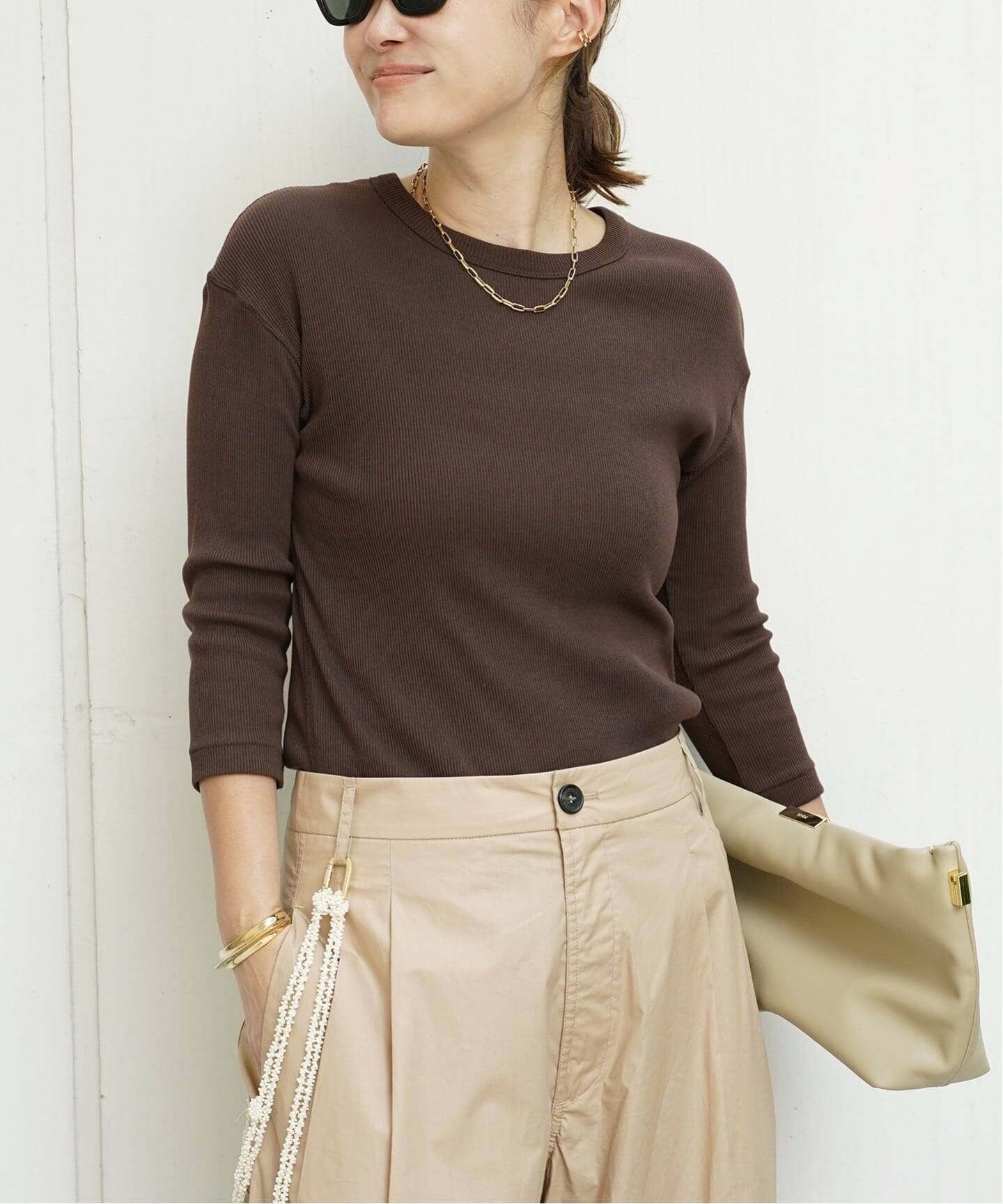 Deuxieme Classe Dignity TシャツブラウンA 