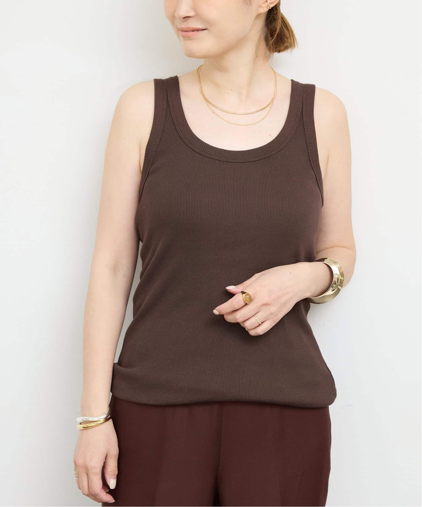 rib タンクトップ（タンクトップ）｜Deuxieme Classe（ドゥーズィエム