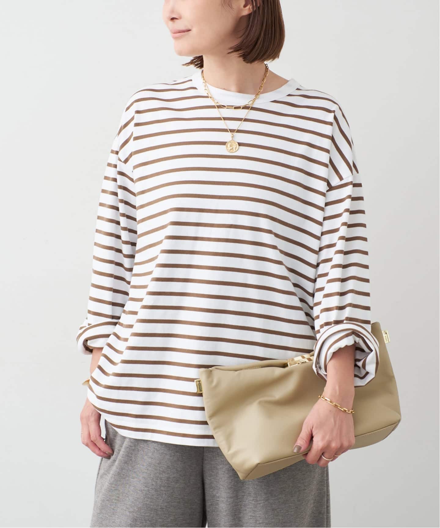 ドゥーズエムクラス_ダンボールカットソー_ホワイト Deuxieme Classe（ドゥーズィエムクラス）の「追加 dignity