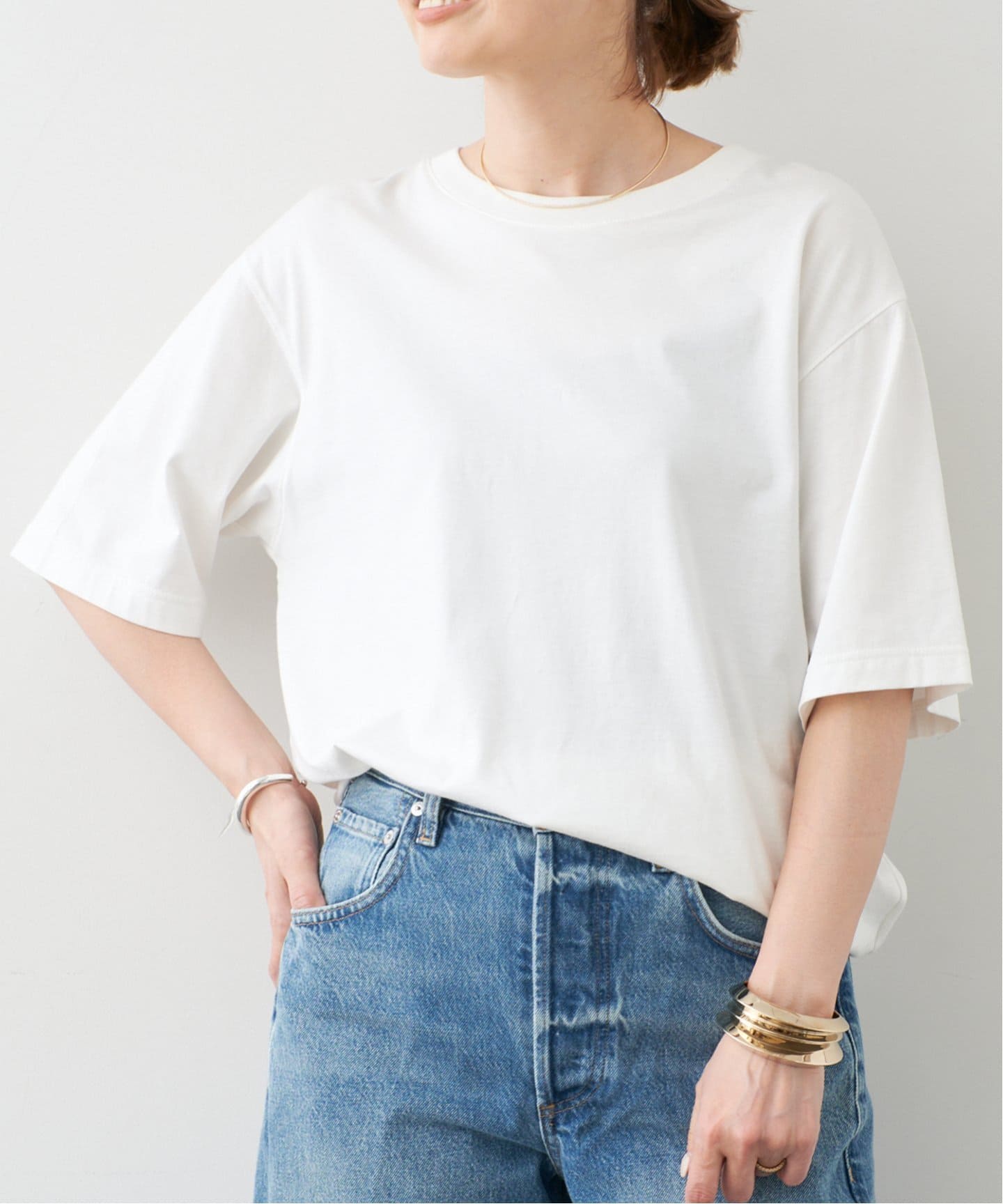 追加 Shapely Tシャツ（Tシャツ／カットソー）｜Deuxieme Classe