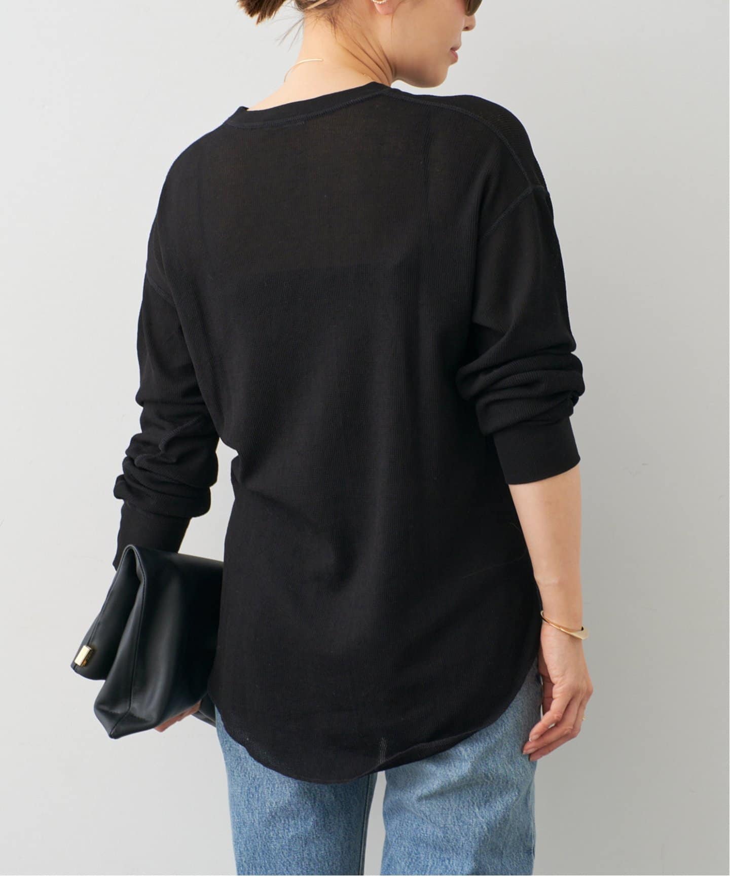 New Sheer Waffle Tシャツ（Tシャツ／カットソー）｜Deuxieme