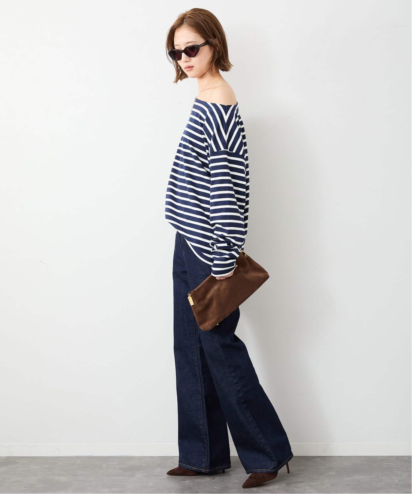 deuxieme classe French Stripe Tシャツ French Stripe Tシャツ（Tシャツ／カットソー）｜Deuxieme Classe