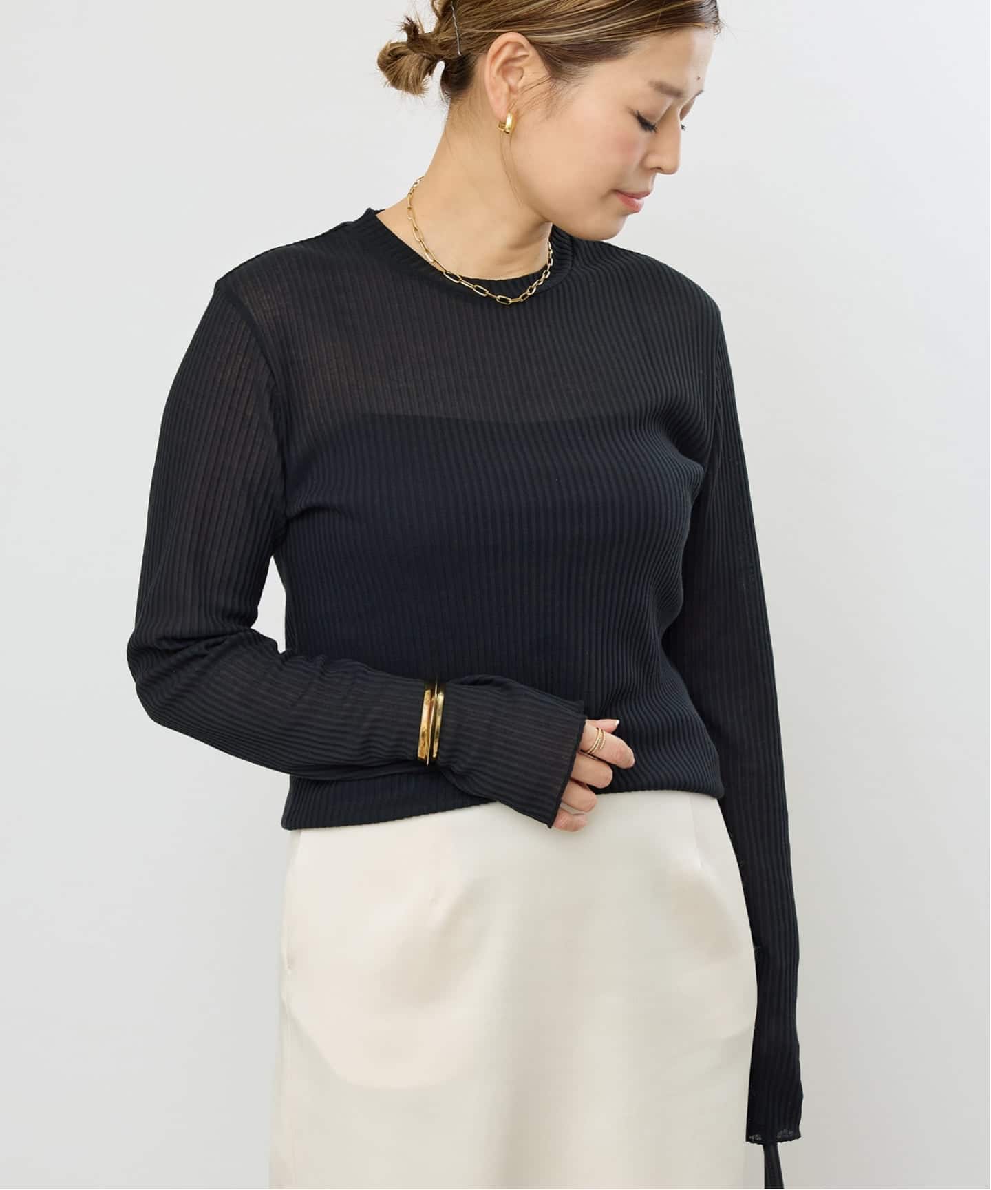 mona　Deuxieme Classe TOTAN Sheer Tシャツ TOTAN Sheer Tシャツ（Tシャツ／カットソー）｜Deuxieme Classe