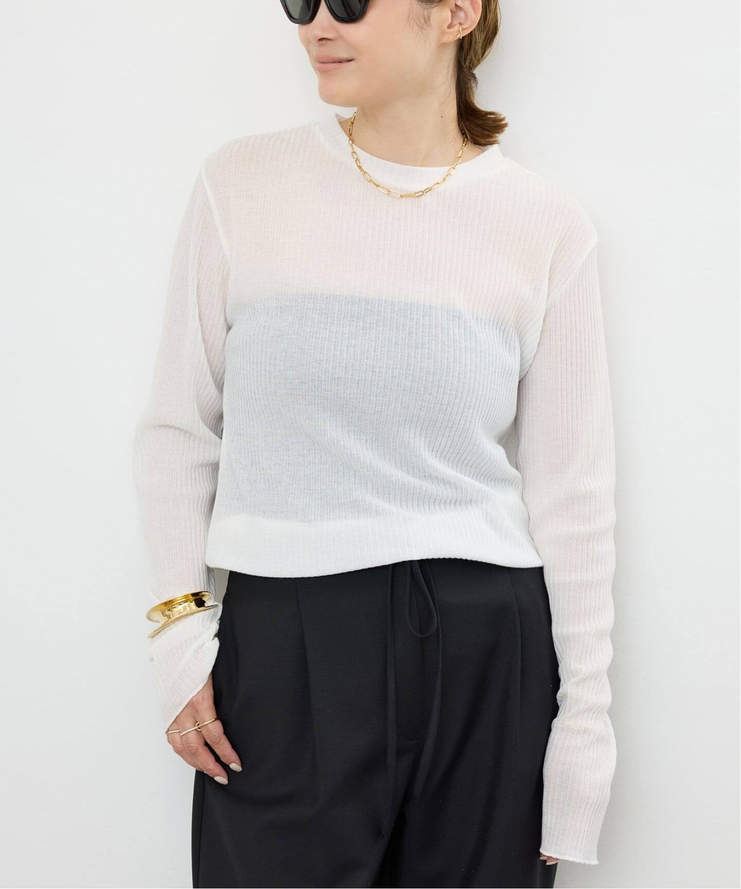 Deuxieme Classe　TOTAN Sheer Tシャツ TOTAN Sheer Tシャツ（Tシャツ／カットソー）｜Deuxieme Classe