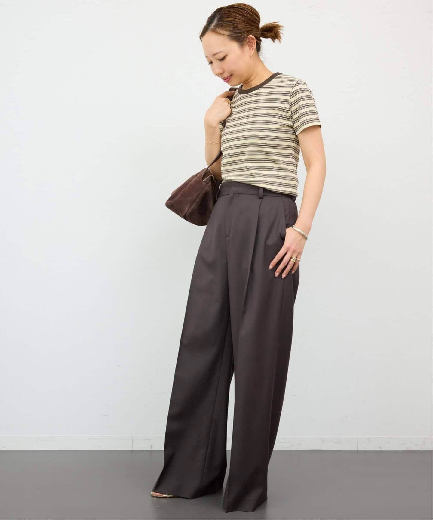 「#期間限定」のおすすめ人気ランキング Stripe Tシャツ（Tシャツ／カットソー）｜Deuxieme Classe Tシャツ(半袖/袖なし)
