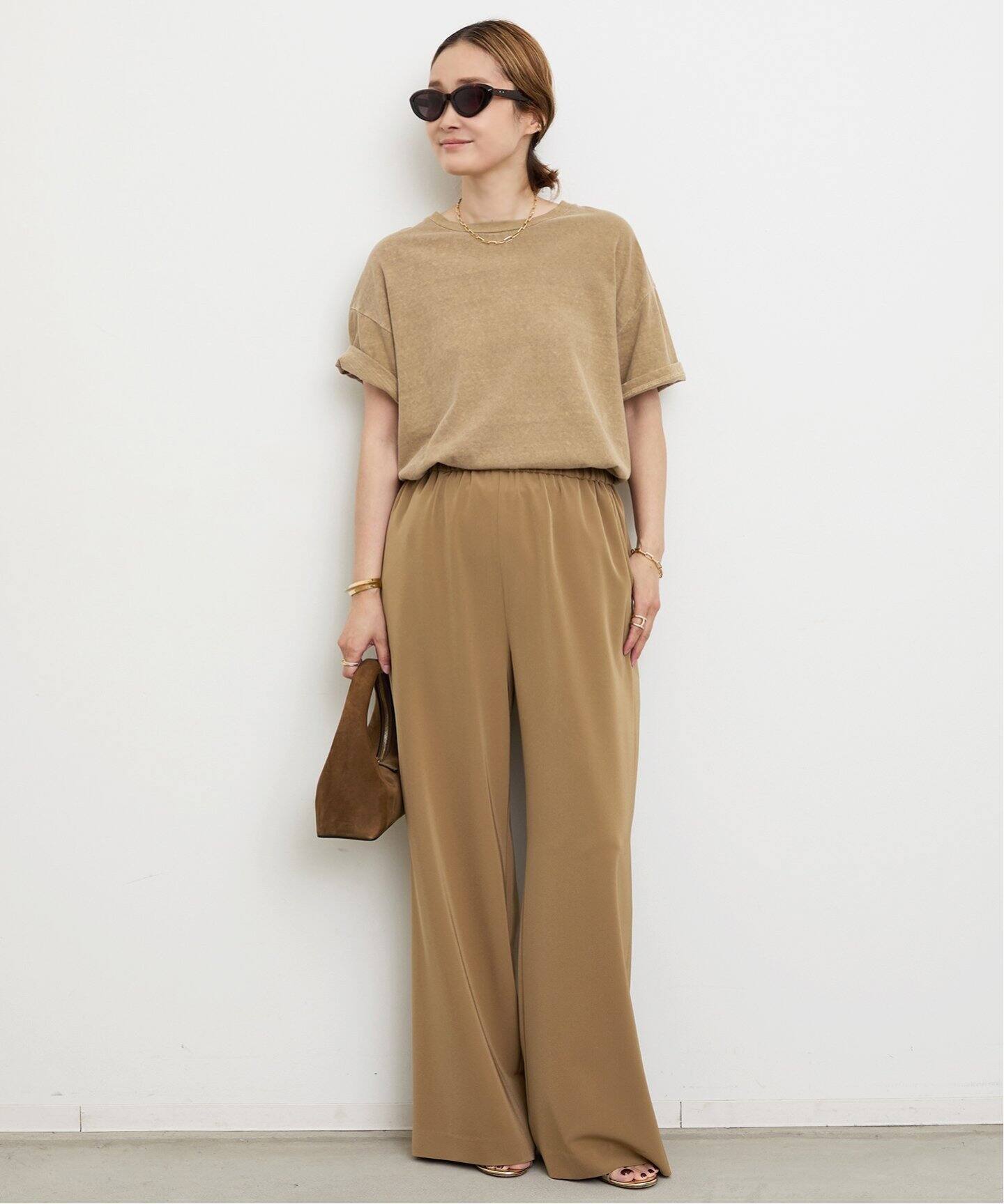 Deuxieme Classe *Relax Tシャツ　ベージュ Relax Tシャツ（Tシャツ／カットソー）｜Deuxieme Classe