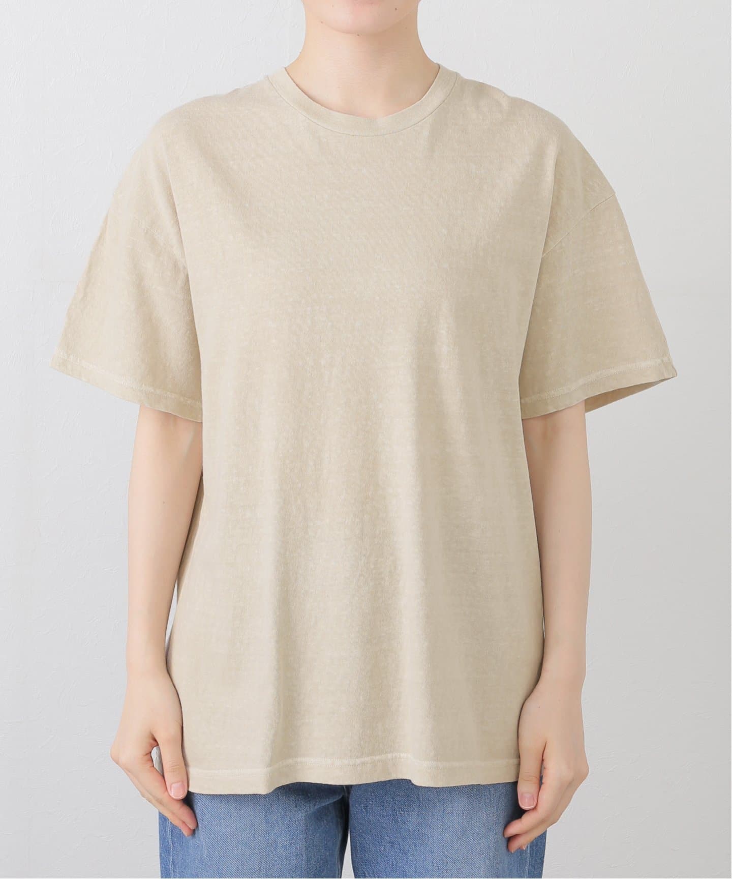 Deuxième Classe ベージュ Tシャツ Relax Tシャツ（Tシャツ／カットソー）｜Deuxieme Classe