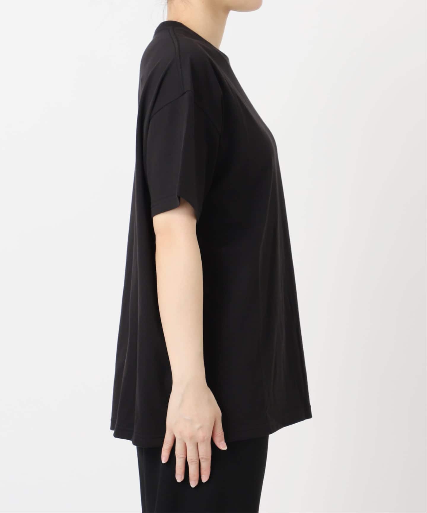 Deuxieme Classe/Tシャツ/size FREE/黒 shapely Tシャツ（Tシャツ／カットソー）｜Deuxieme Classe