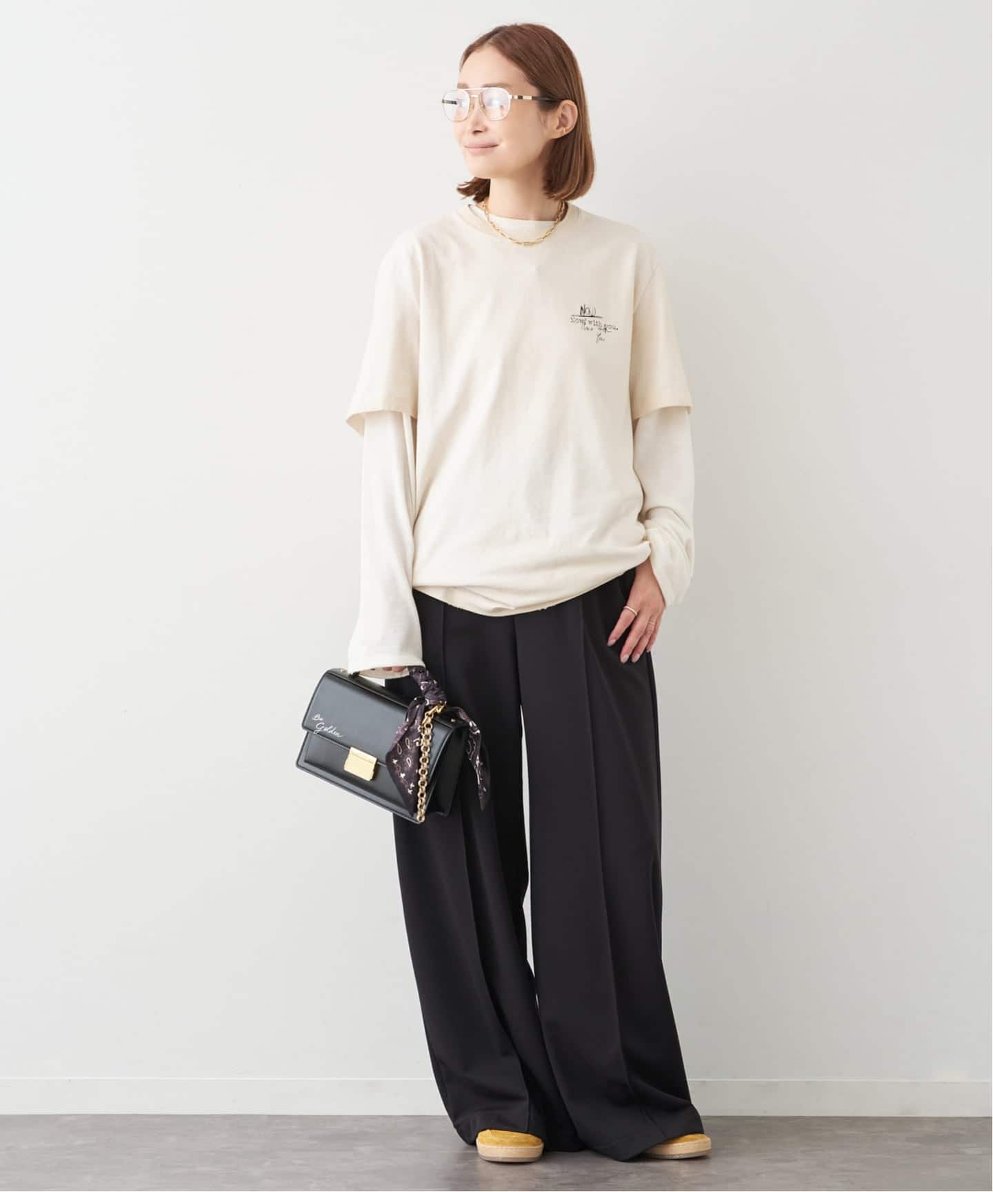 GOLDEN GOOSE / ゴールデングース】TSHIRT WITH PRINT（Tシャツ