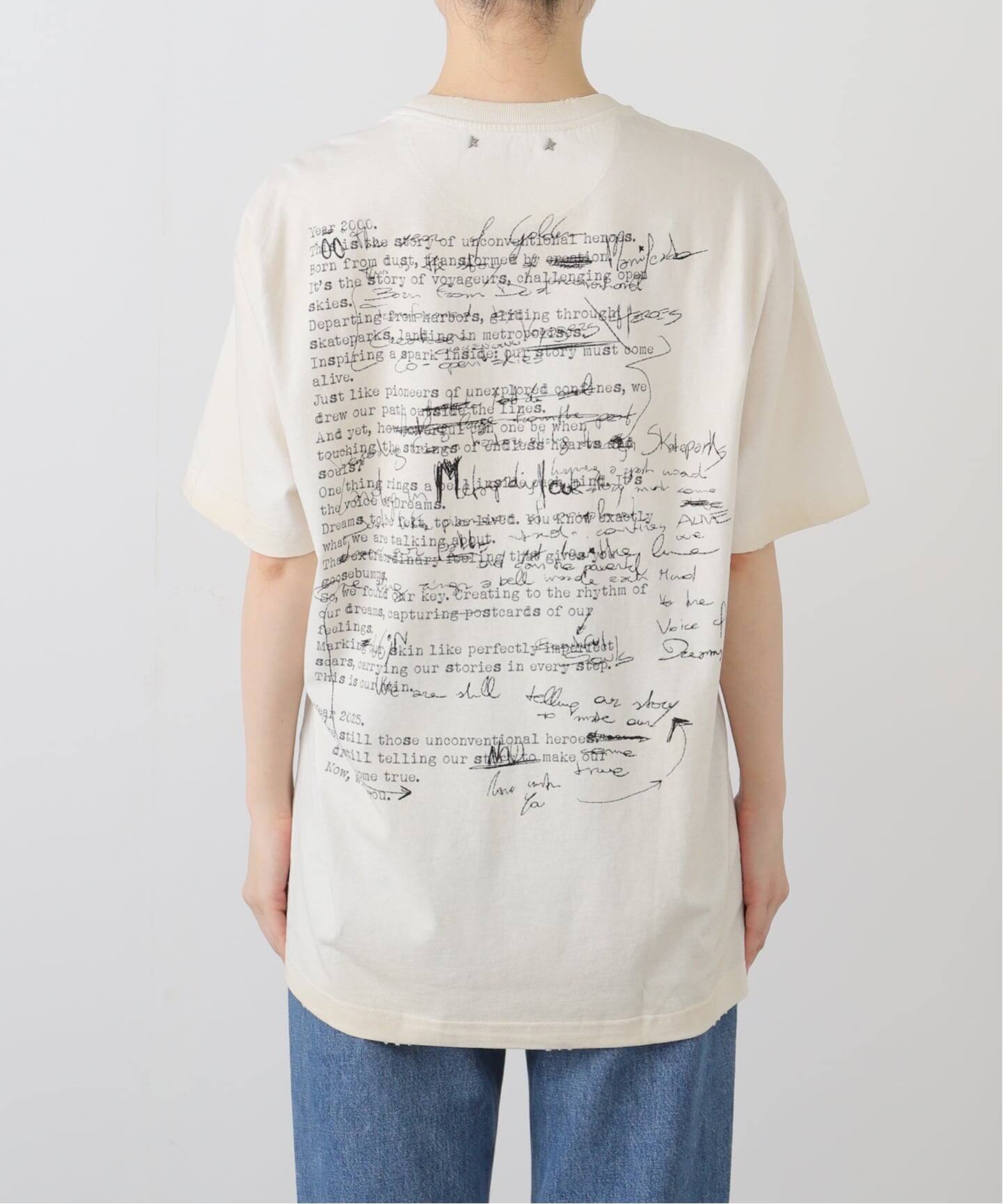 GOLDEN GOOSE / ゴールデングース】TSHIRT WITH PRINT（Tシャツ