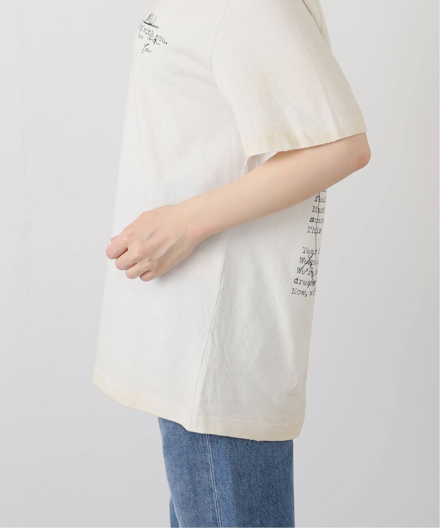 GOLDEN GOOSE / ゴールデングース】TSHIRT WITH PRINT（Tシャツ