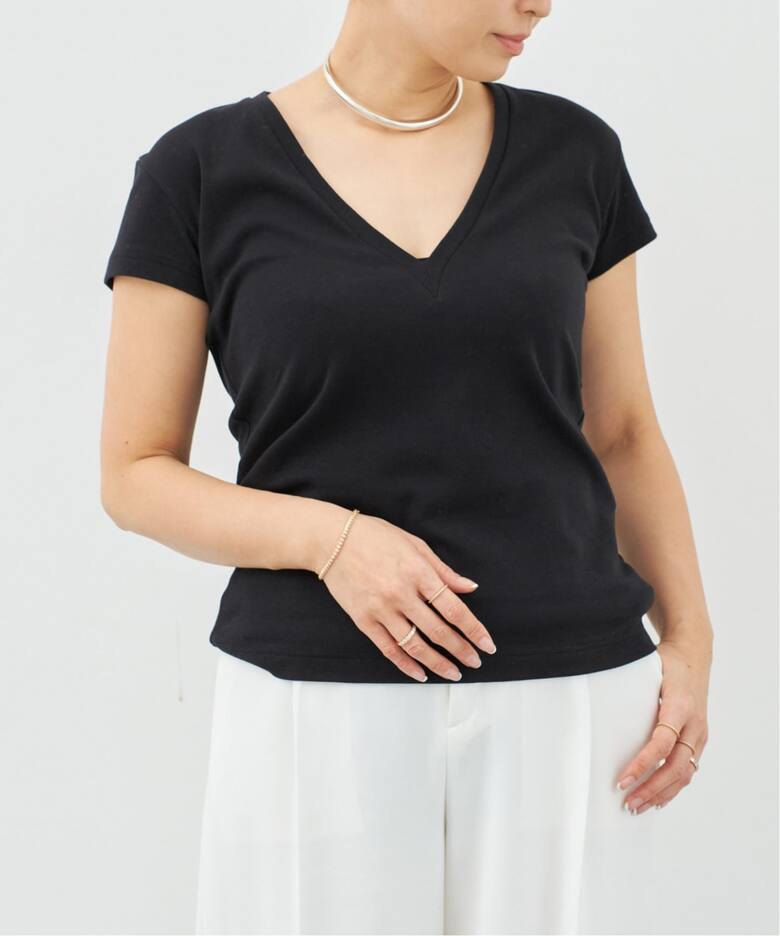 MADISONBLUE / マディソンブルー】DEEP V NECK TEE（Tシャツ 