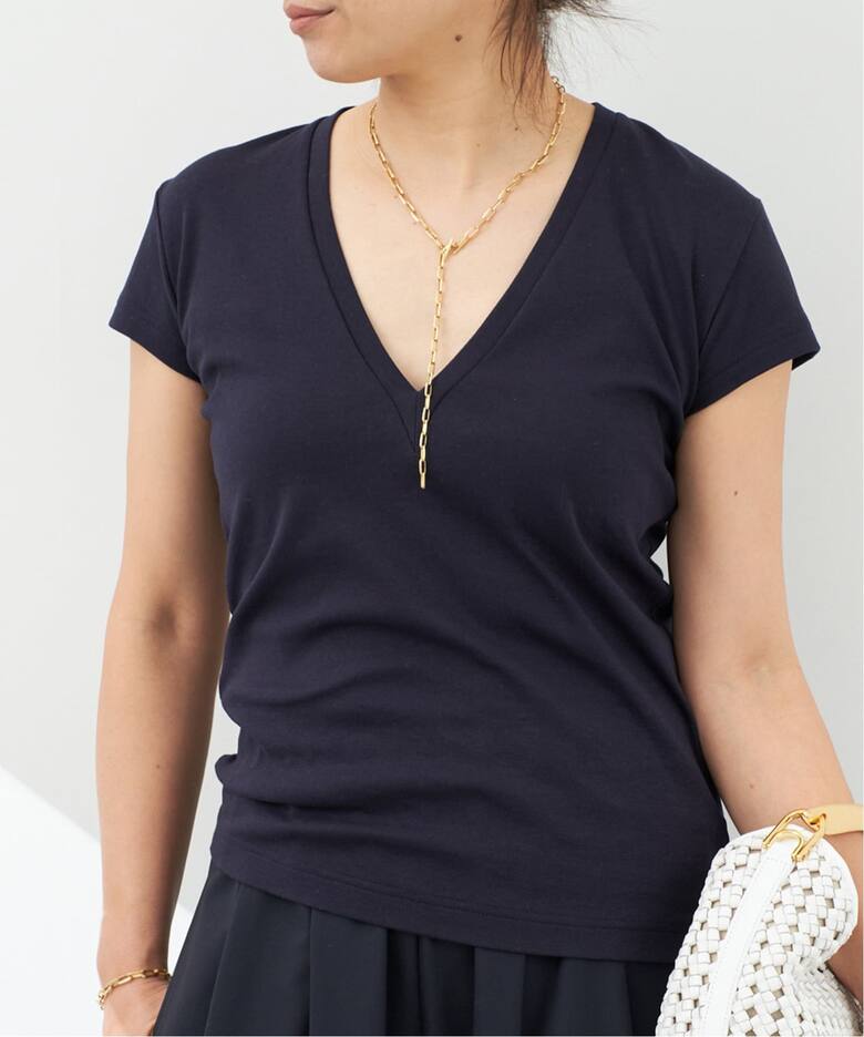 MADISONBLUE / マディソンブルー】DEEP V NECK TEE（Tシャツ 