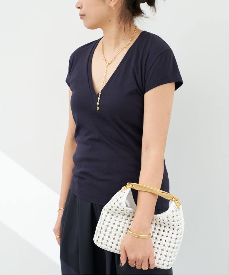 MADISONBLUE / マディソンブルー】DEEP V NECK TEE（Tシャツ 