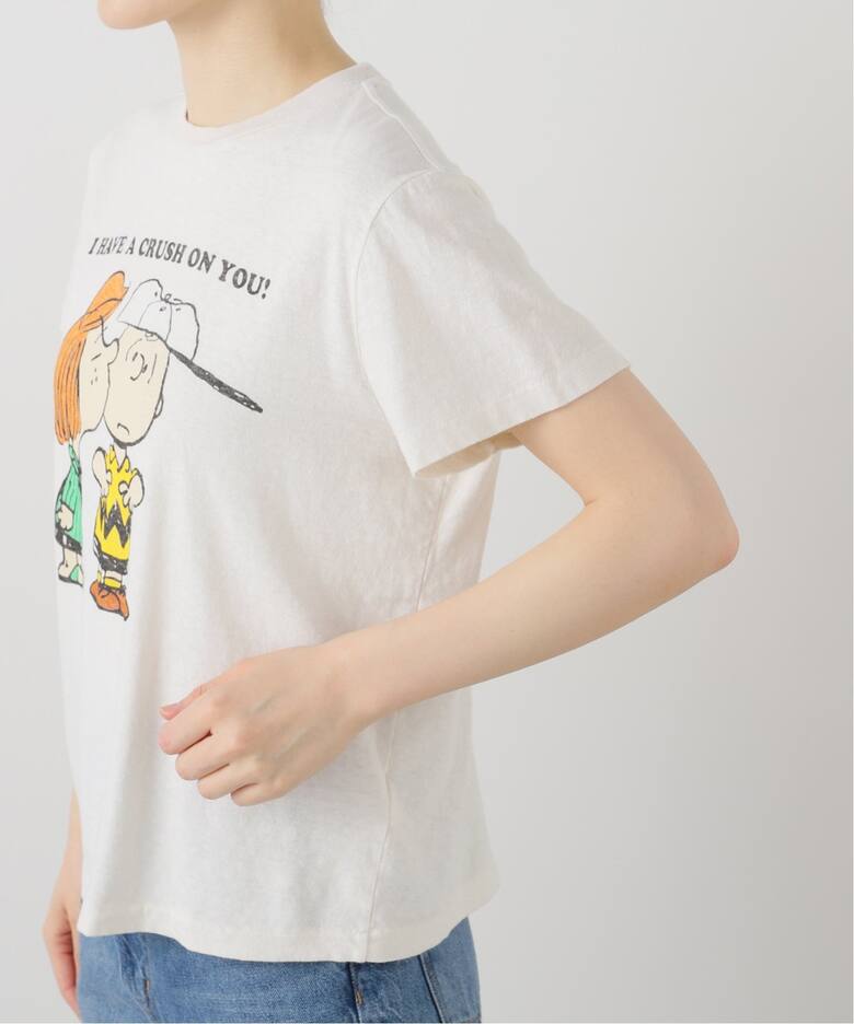 RE/DONE/リダン】CLASSIC TEE PEANUTS CRUSH（Tシャツ／カットソー 