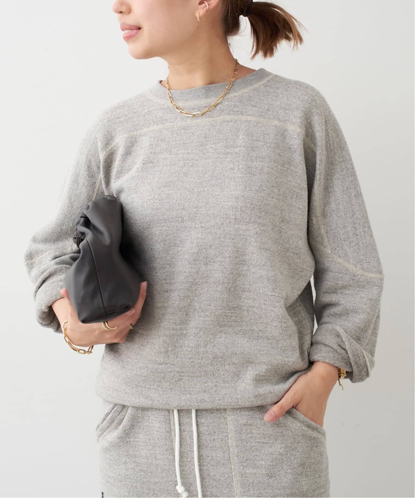 MADISONBLUE / マディソンブルー】FOOTBALL TEE SWEAT（Tシャツ