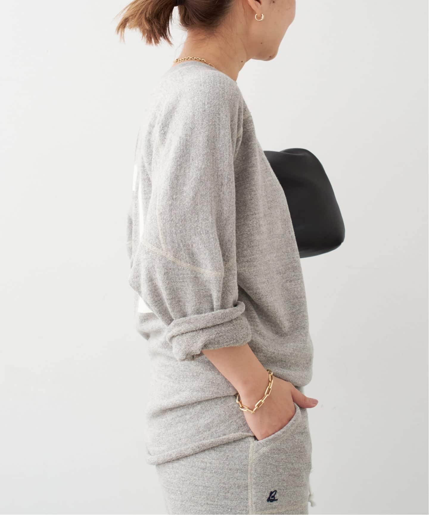 マディソンブルー　スウェット　01 MADISONBLUE / マディソンブルー】FOOTBALL TEE SWEAT（Tシャツ