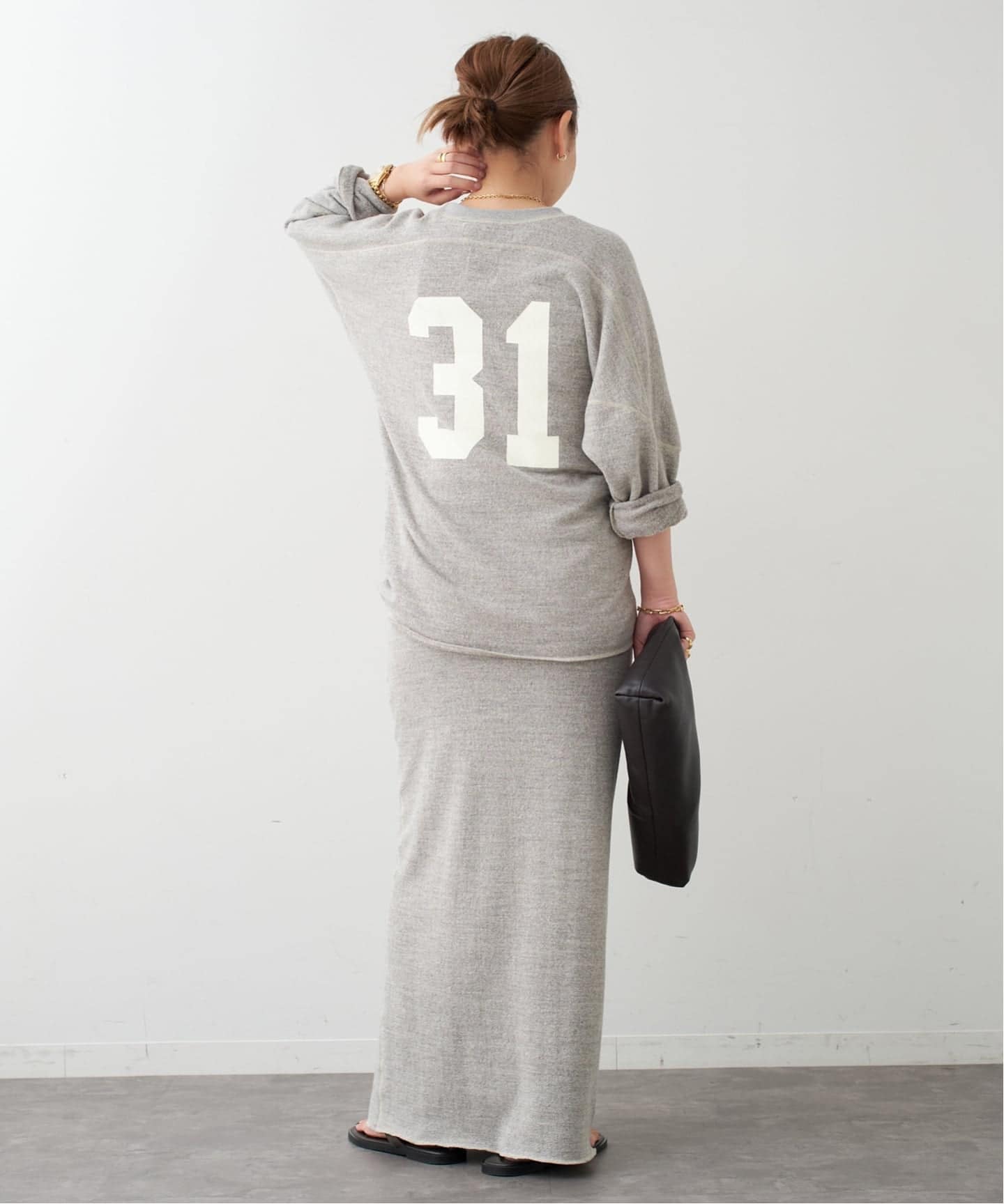 マディソンブルー　スウェットTシャツ MADISONBLUE / マディソンブルー】FOOTBALL TEE SWEAT（Tシャツ