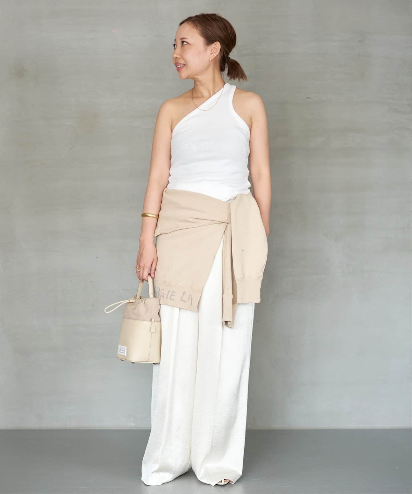 AGOLDE / エーゴールドイー】VERICA ONE SHOULDER（タンクトップ