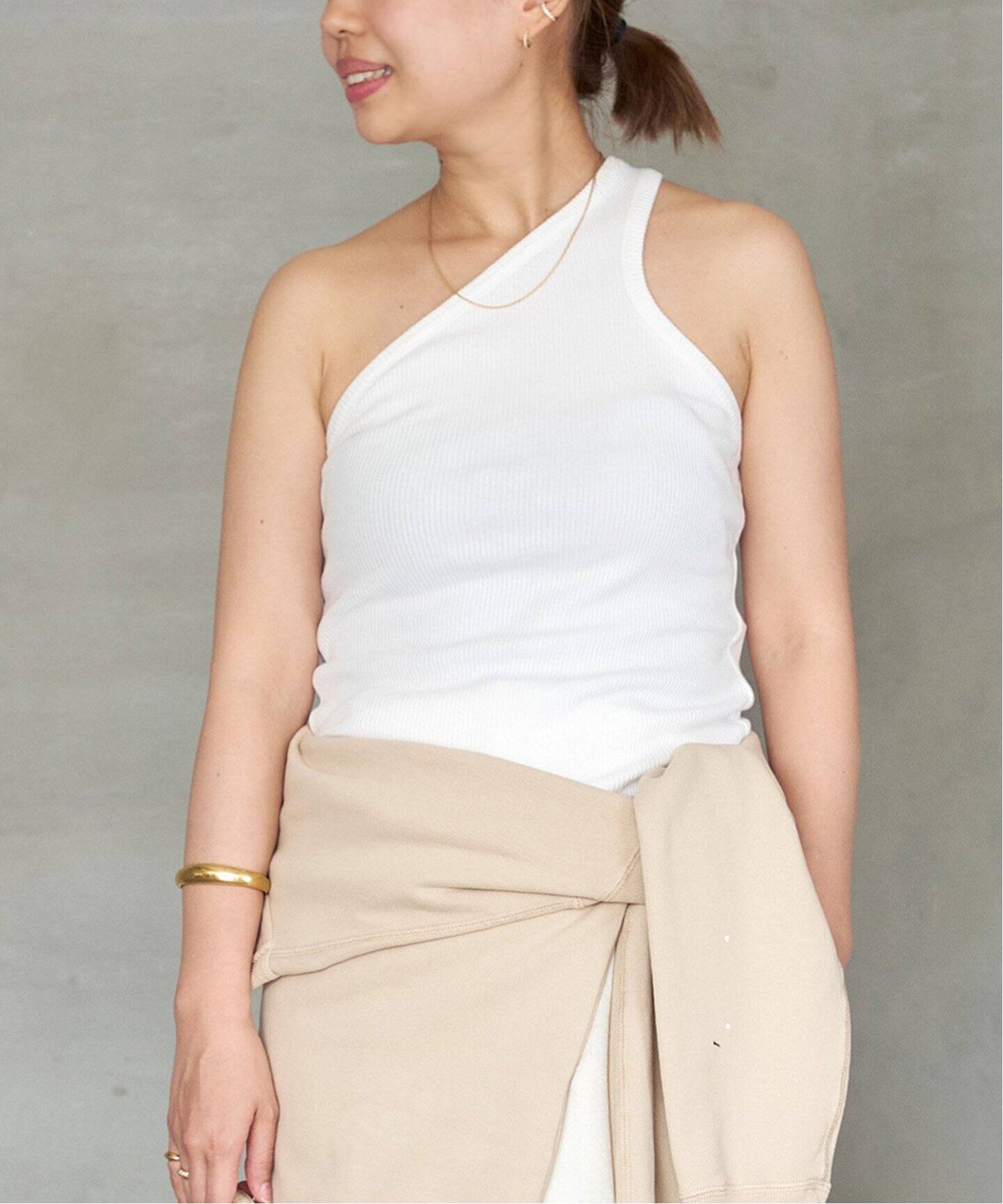 AGOLDE / エーゴールドイー】VERICA ONE SHOULDER（タンクトップ 