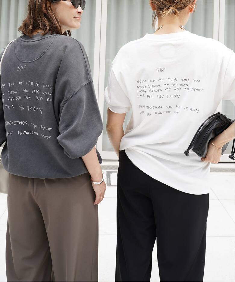 ANINE BING/アニン ビン】JACI SWEATSHIRT LYRICS（スウェット 