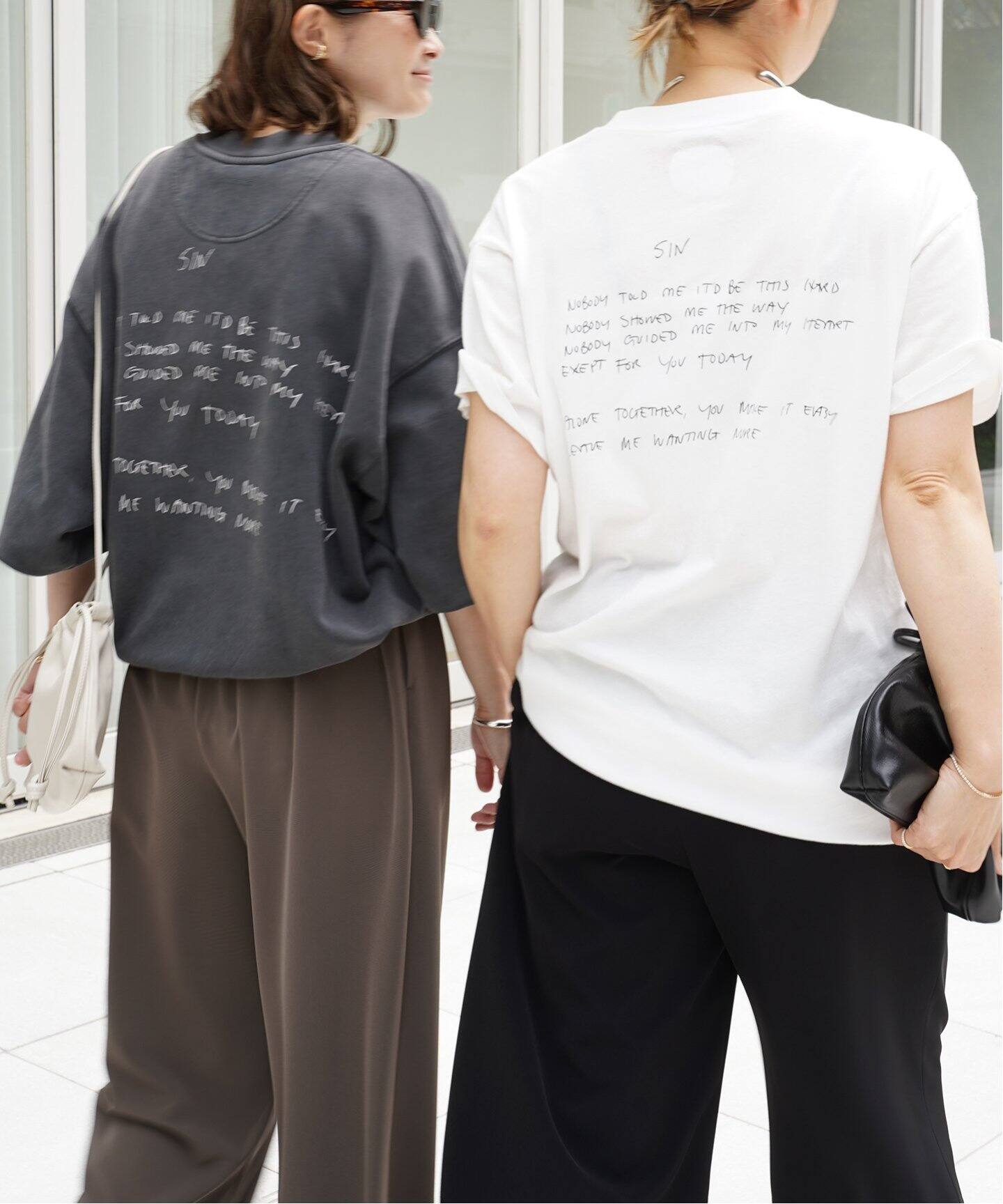 ANINE BING/アニン ビン】JACI SWEATSHIRT LYRICS（スウェット  