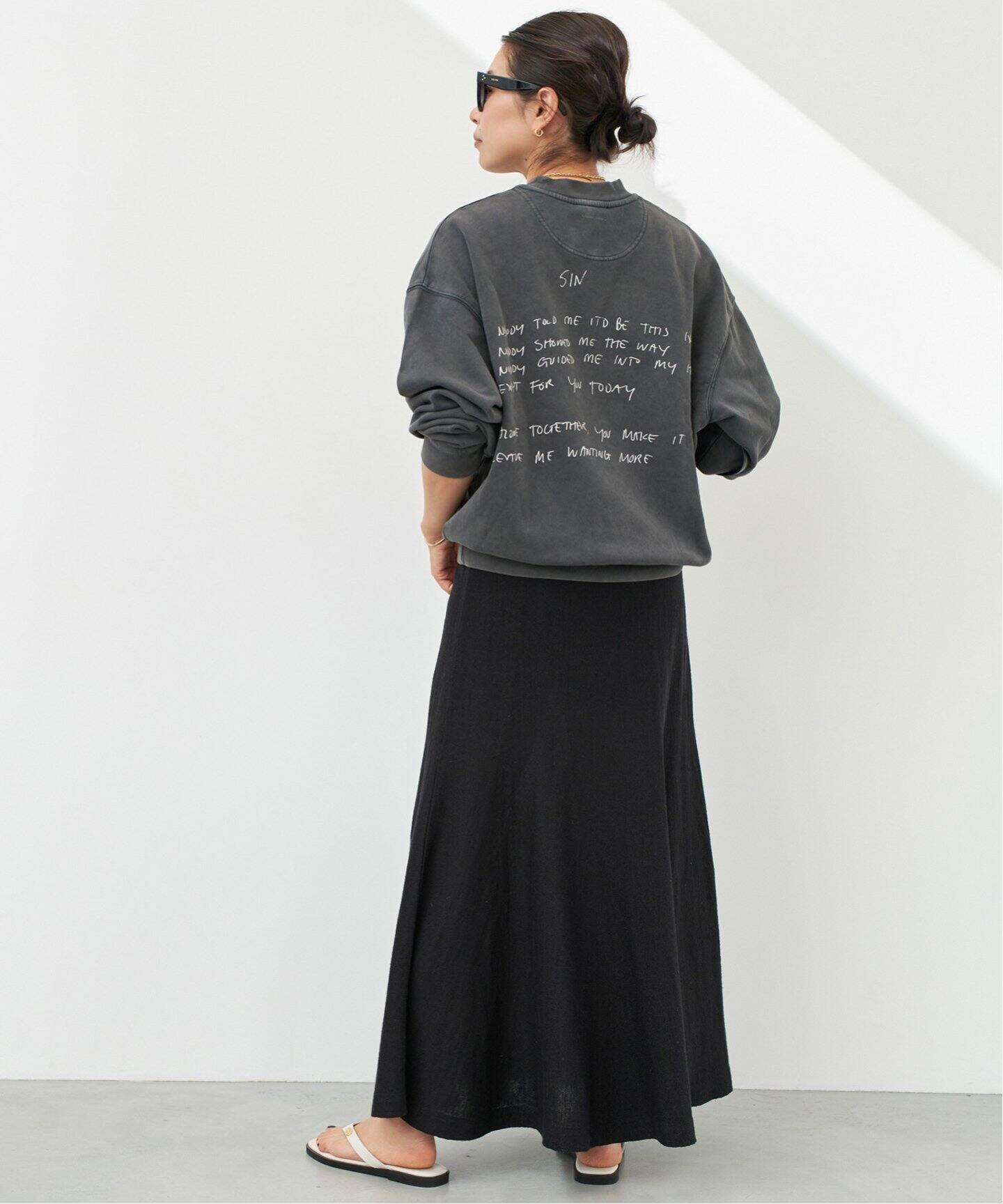 ANINE BING/アニン ビン】JACI SWEATSHIRT LYRICS（スウェット