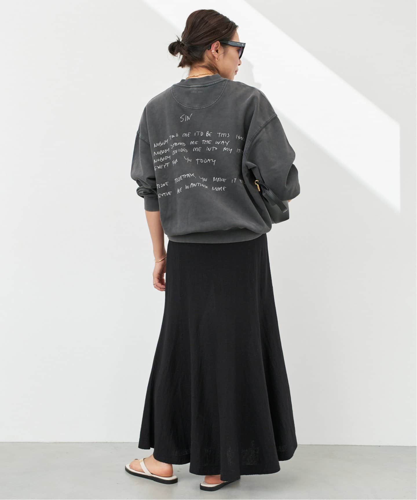 ANINE BING/アニン ビン】JACI SWEATSHIRT LYRICS（スウェット