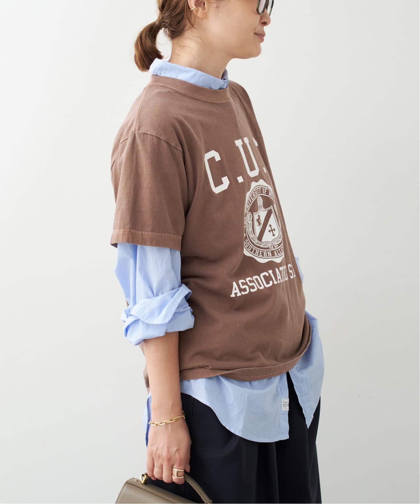 トップス DeuxiemeClasse CREW NECK LOGO EMBROIDERY Victory Springs V Crew – L2 Brands