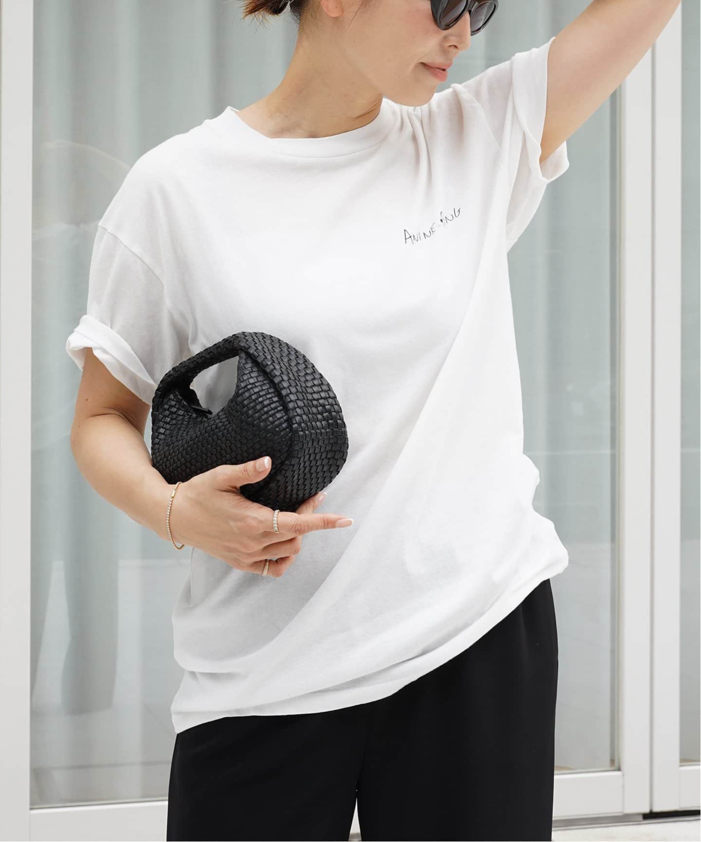 ANINE BING アニン ビン WALKER TEE LYRICS Anine Bing Walker Lyrics Tee | Shop Tula – Tula Boutique