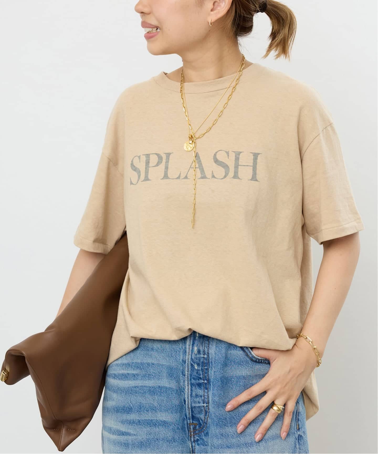 AMERICANA/アメリカーナ】 LOGO TEE（Tシャツ／カットソー