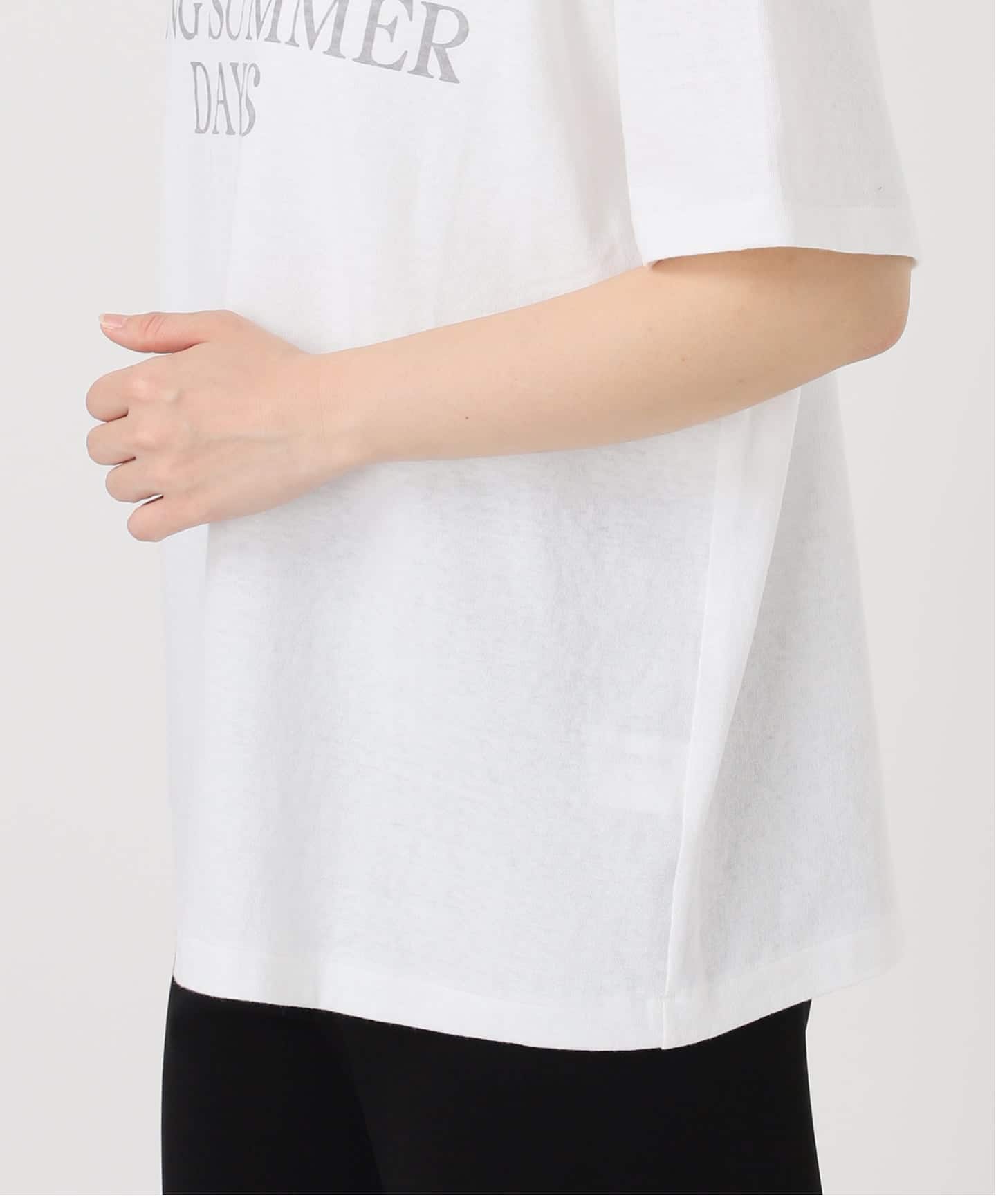 【AMERICANA/アメリカーナ】 MESSAGE Tシャツ(WHITE) AMERICANA tシャツ 「WEB限定」「Americana（アメリカーナ） for