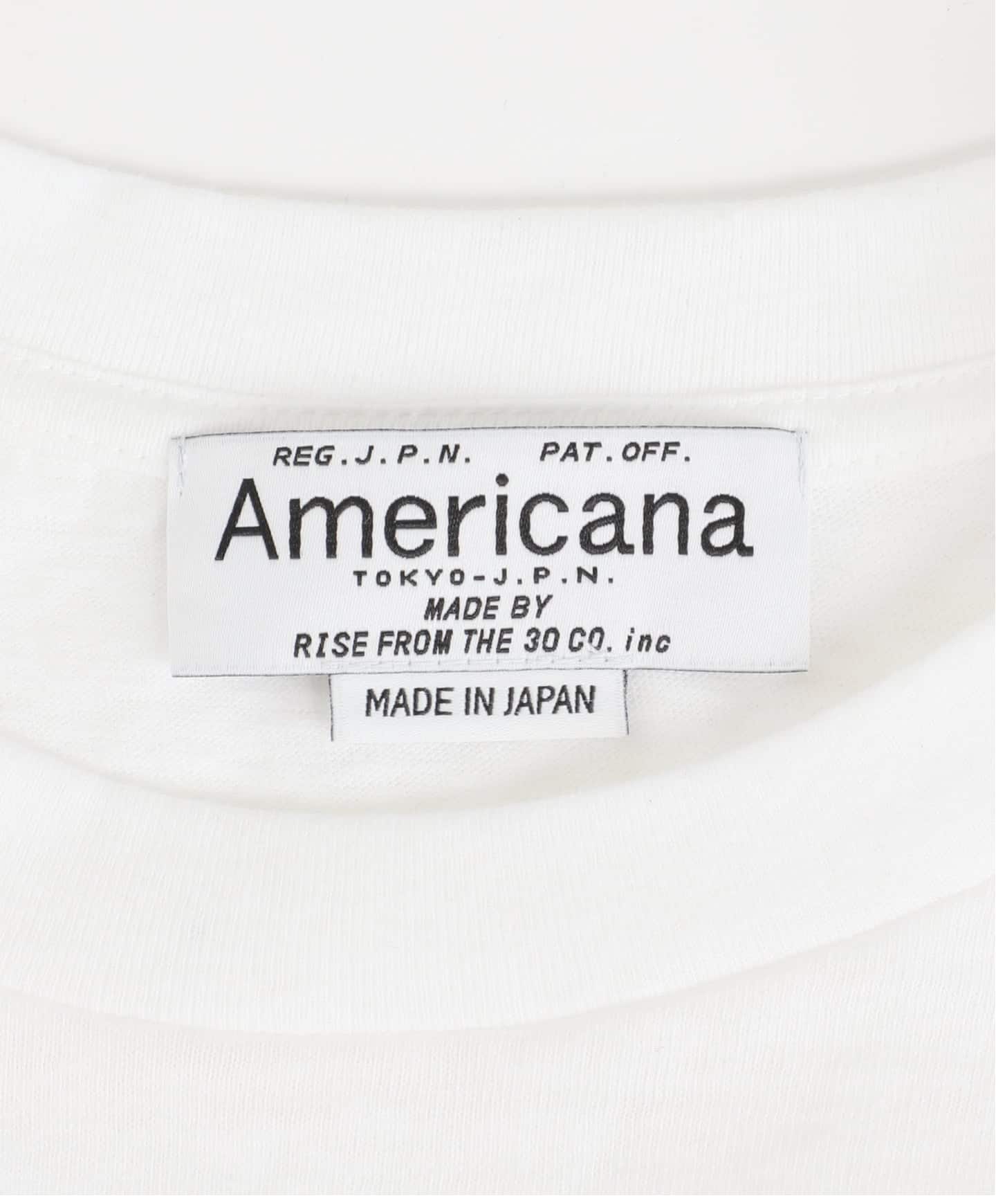 AMERICANA/アメリカーナ】 LOGO TEE（Tシャツ／カットソー