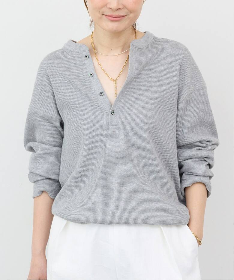 AMERICANA/アメリカーナ】 WAFFLE LONGSLEEVE Tシャツ（Tシャツ 