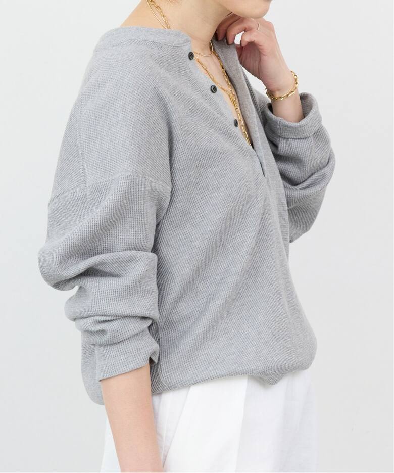 AMERICANA/アメリカーナ】 WAFFLE LONGSLEEVE Tシャツ（Tシャツ 