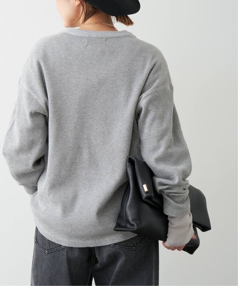 AMERICANA/アメリカーナ】 WAFFLE LONGSLEEVE Tシャツ（Tシャツ 