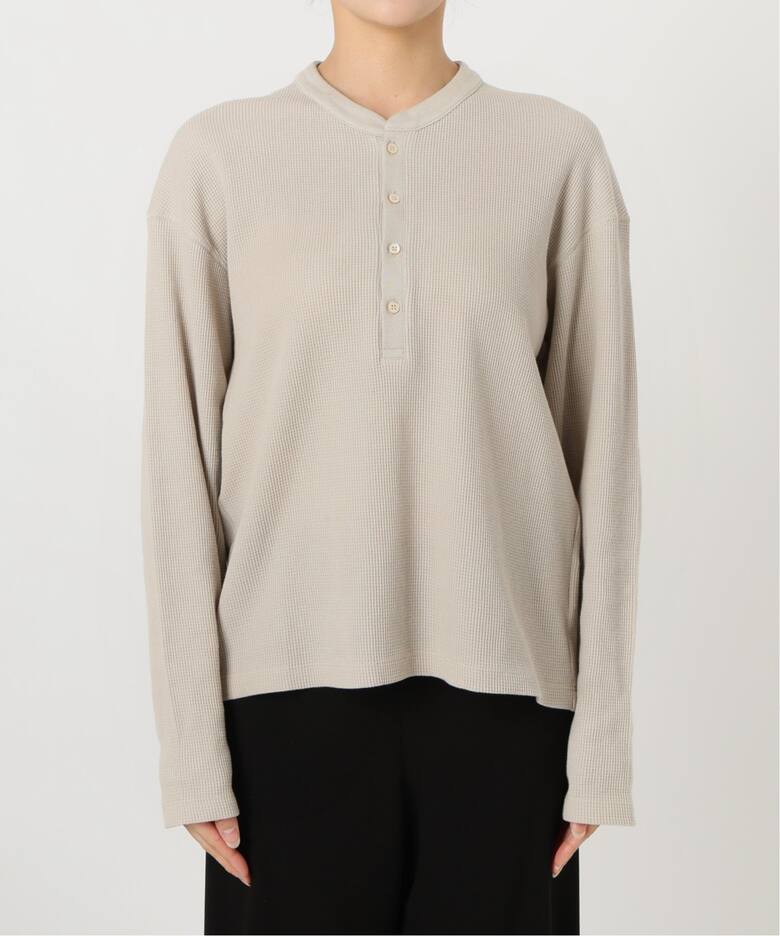 AMERICANA/アメリカーナ】 WAFFLE LONGSLEEVE Tシャツ（Tシャツ 