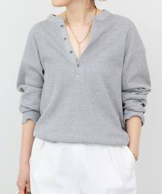 【AMERICANA/アメリカーナ】 WAFFLE  LONGSLEEVE Tシャツ