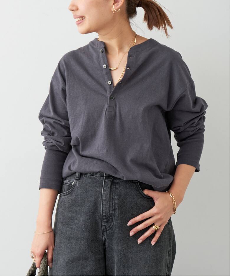 AMERICANA/アメリカーナ】LONGSLEEVE Tシャツ（Tシャツ／カットソー 