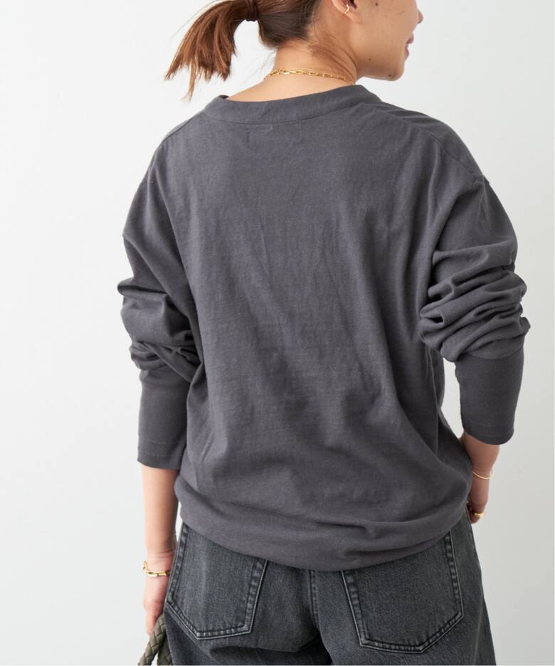 AMERICANA/アメリカーナ】LONGSLEEVE Tシャツ（Tシャツ／カットソー  