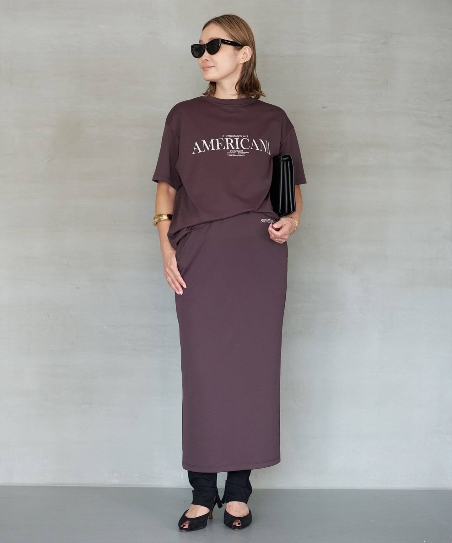 AMERICANA/アメリカーナ】COOL TEE（Tシャツ／カットソー