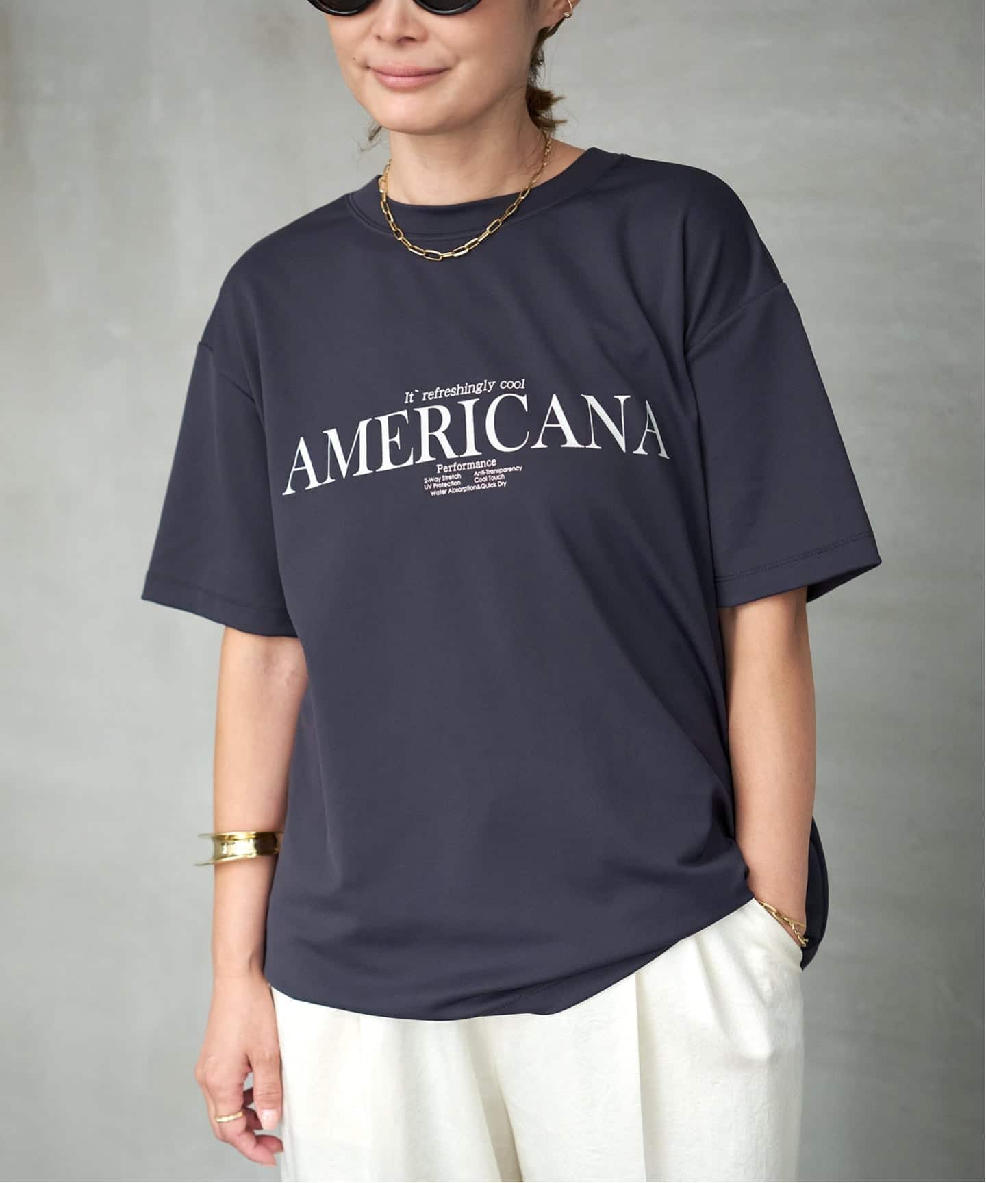 ドゥーズィエムクラス 購入 アメリカーナ 予約》【AMERICANA/アメリカーナ】COOL TEE（Tシャツ